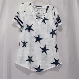 NWT Maurices 24/7 Stars,lightweight shirt 2X